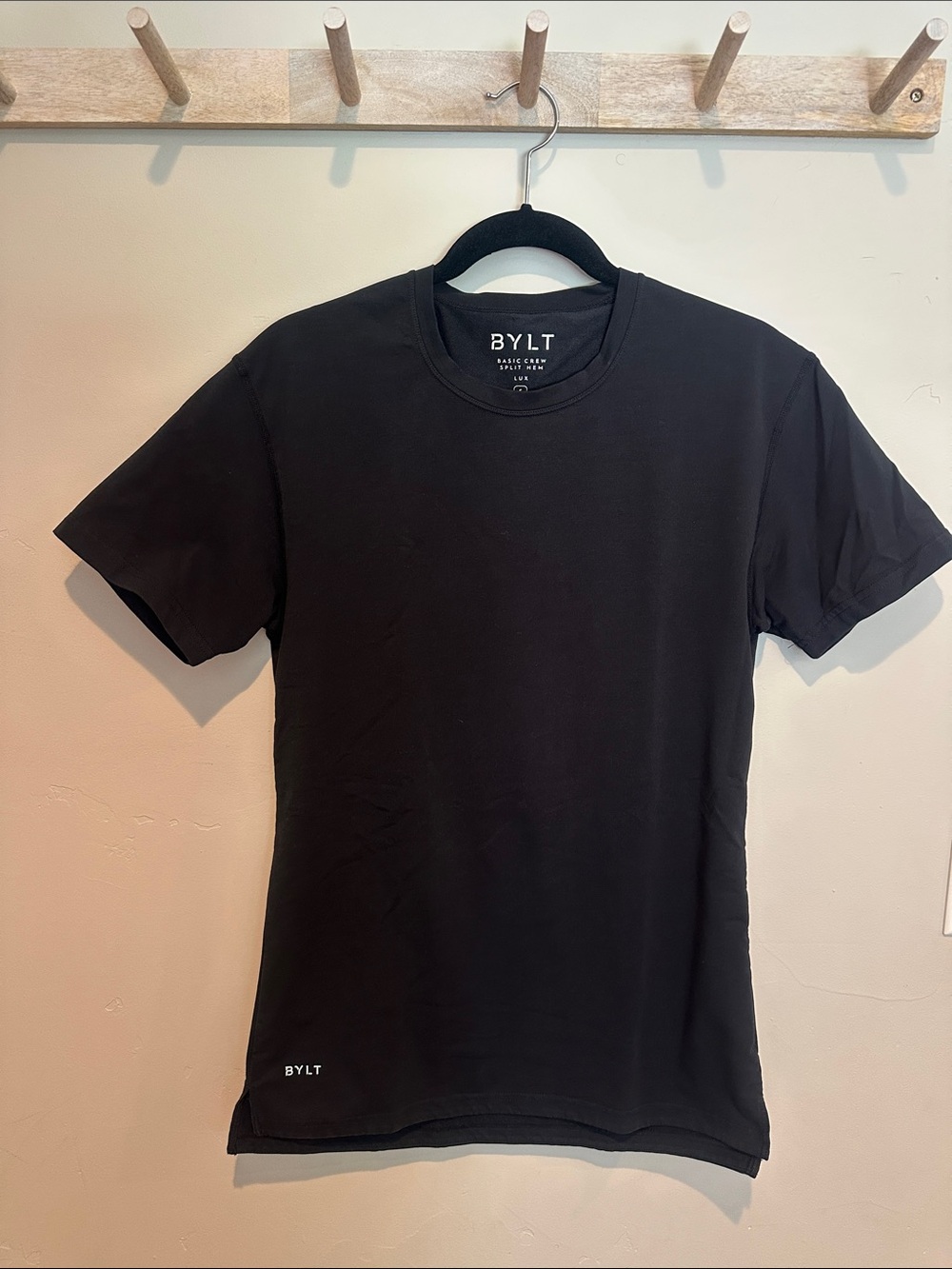 BYLT Basics Black Crew Neck Short Sleeve Tee